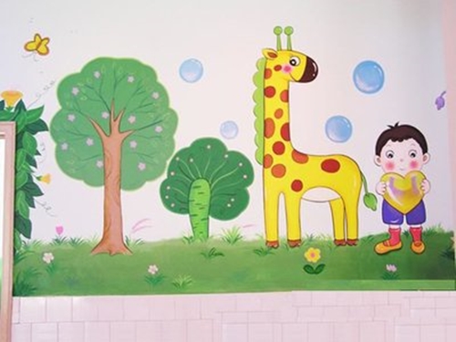 香格里拉幼儿园壁画